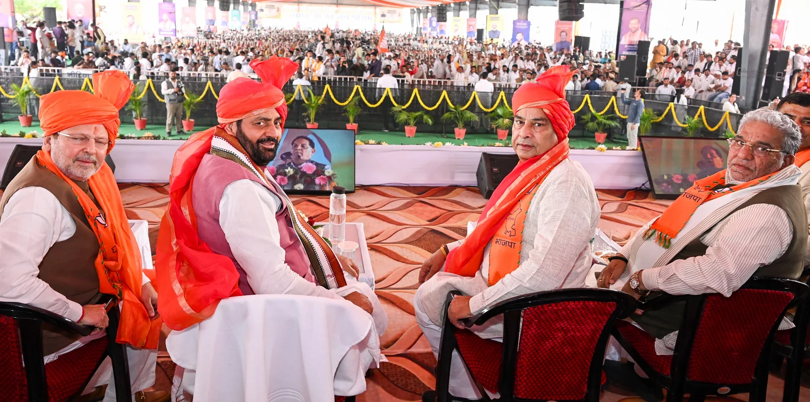 CM Nayab Singh Saini at Gohana