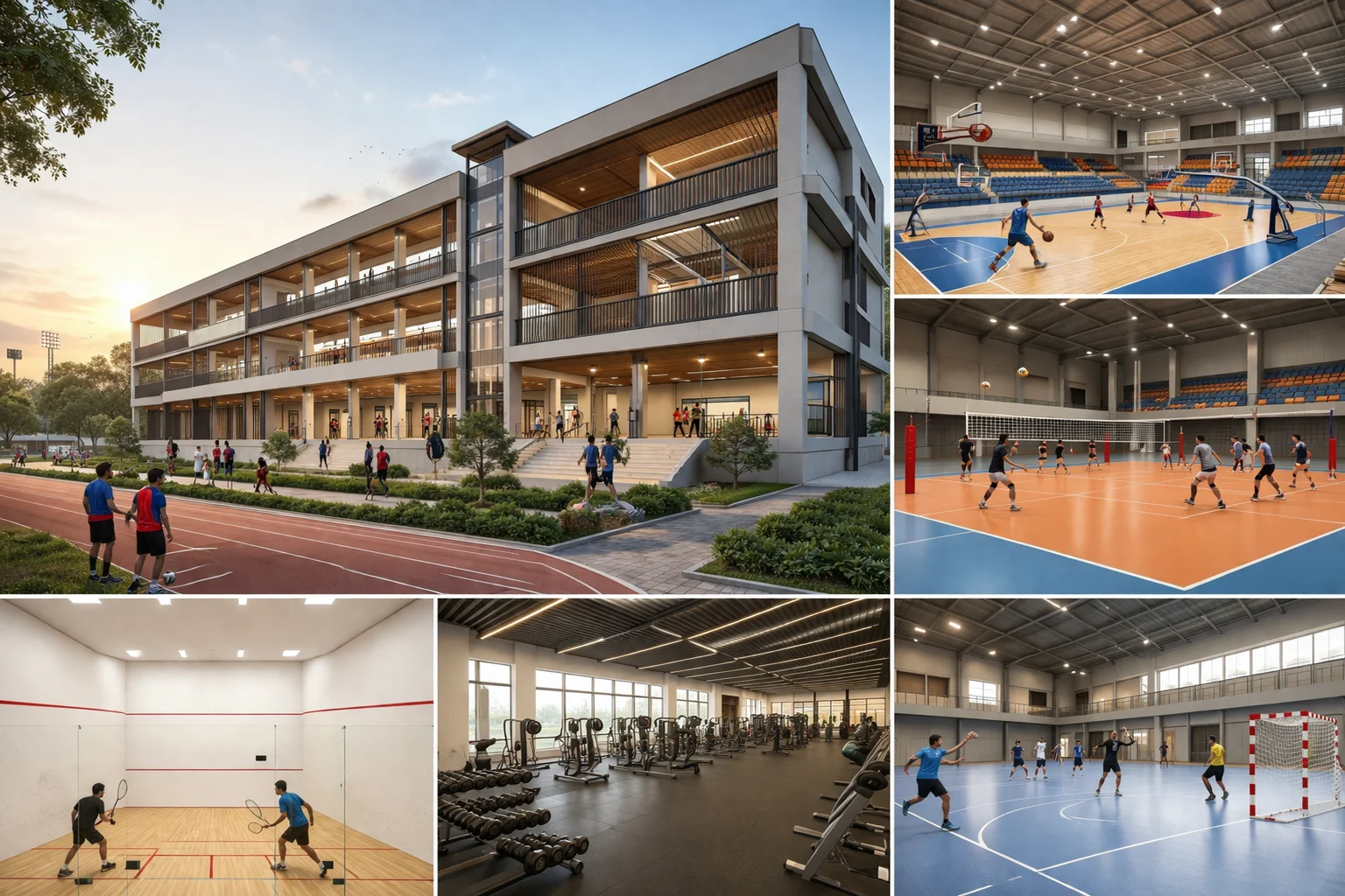 proposed indoor complex at RTMNU