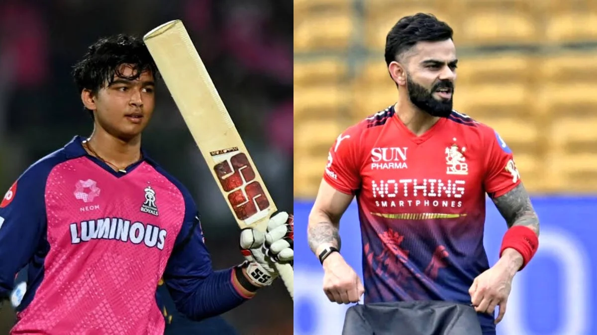 Vaibhav Suryavanshi and Virat Kohli