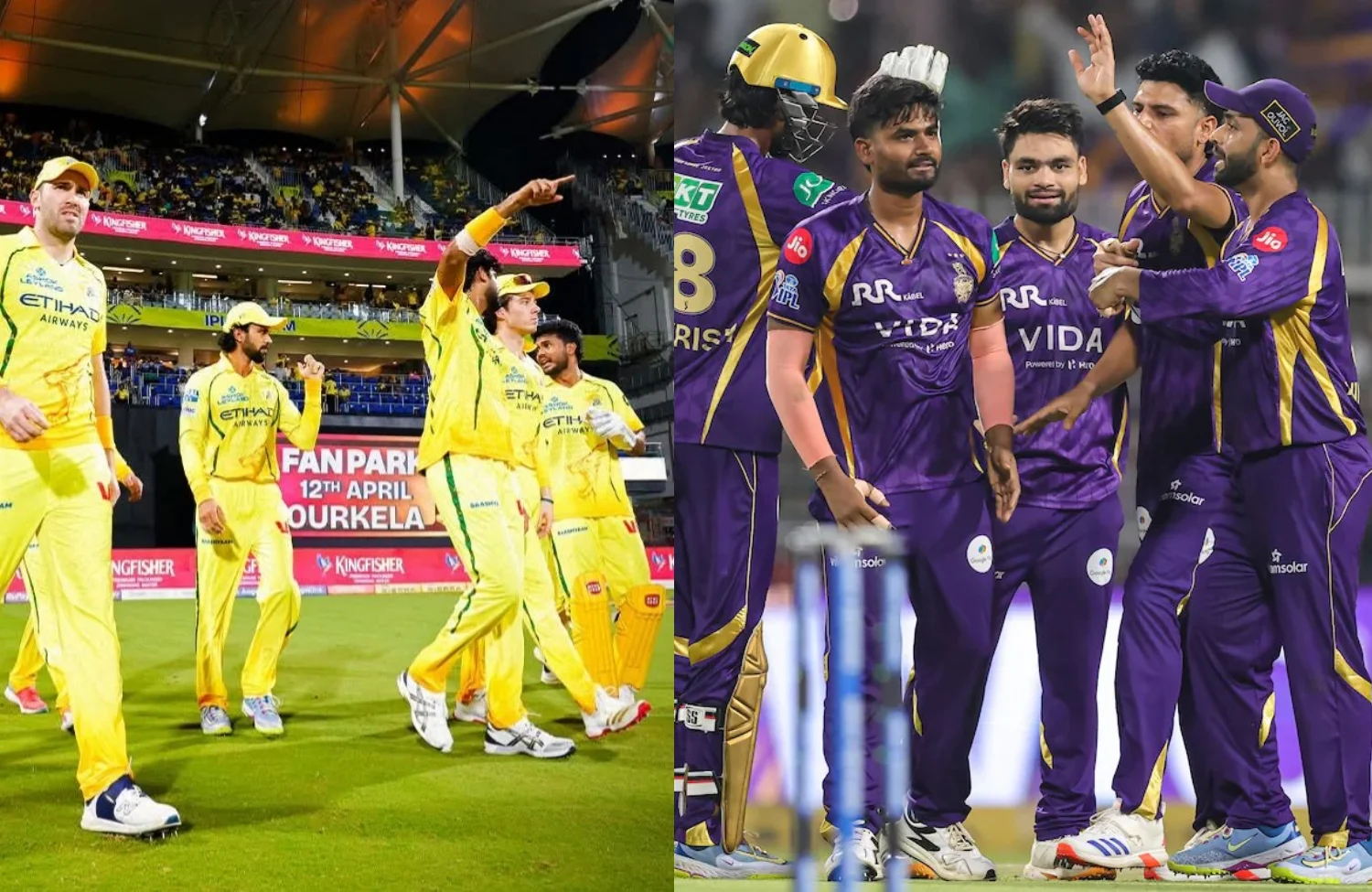 CSK Vs KKR in M.A Chidambaram Stadium will take place on 14th April 2026