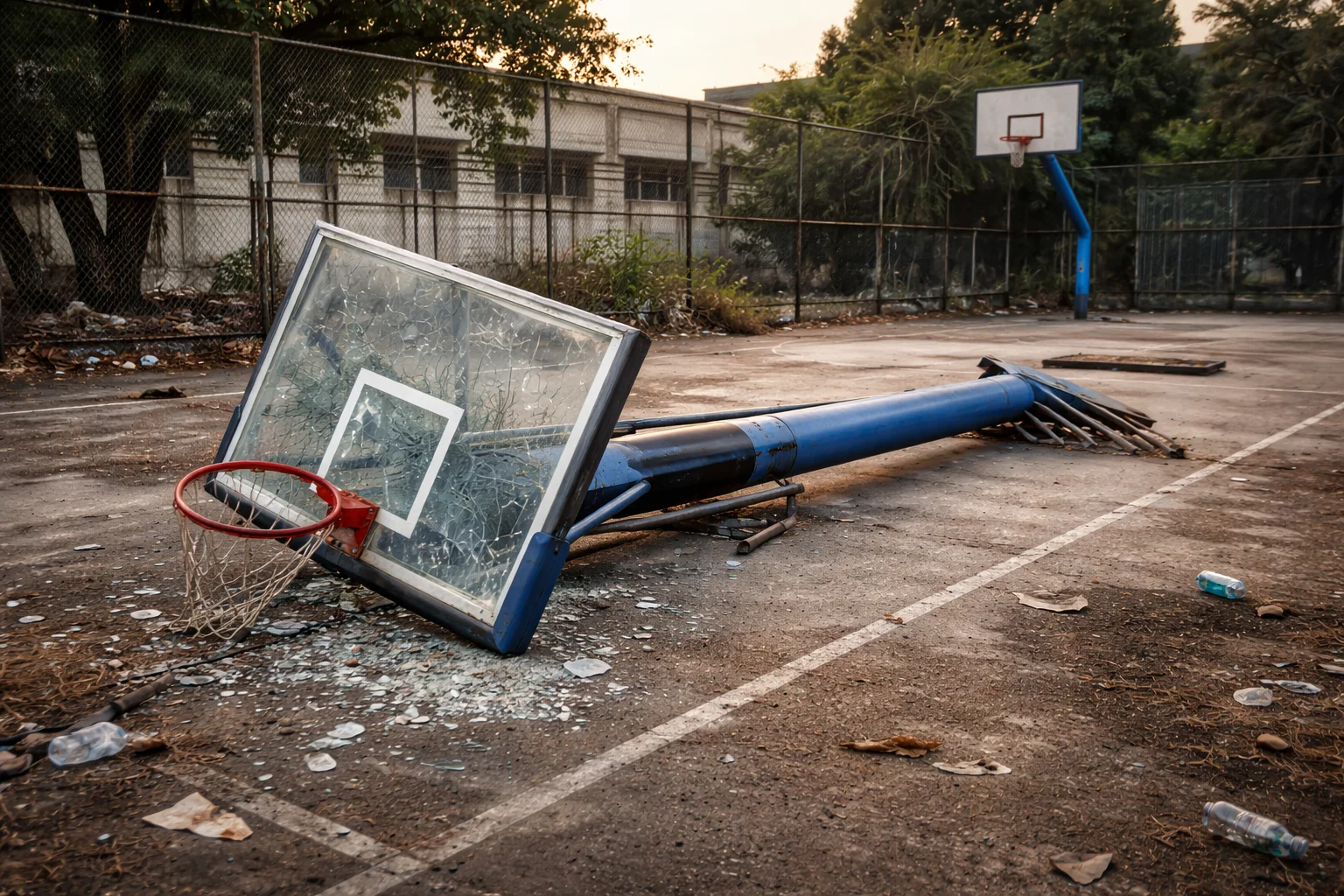 failing basketball infrastructure