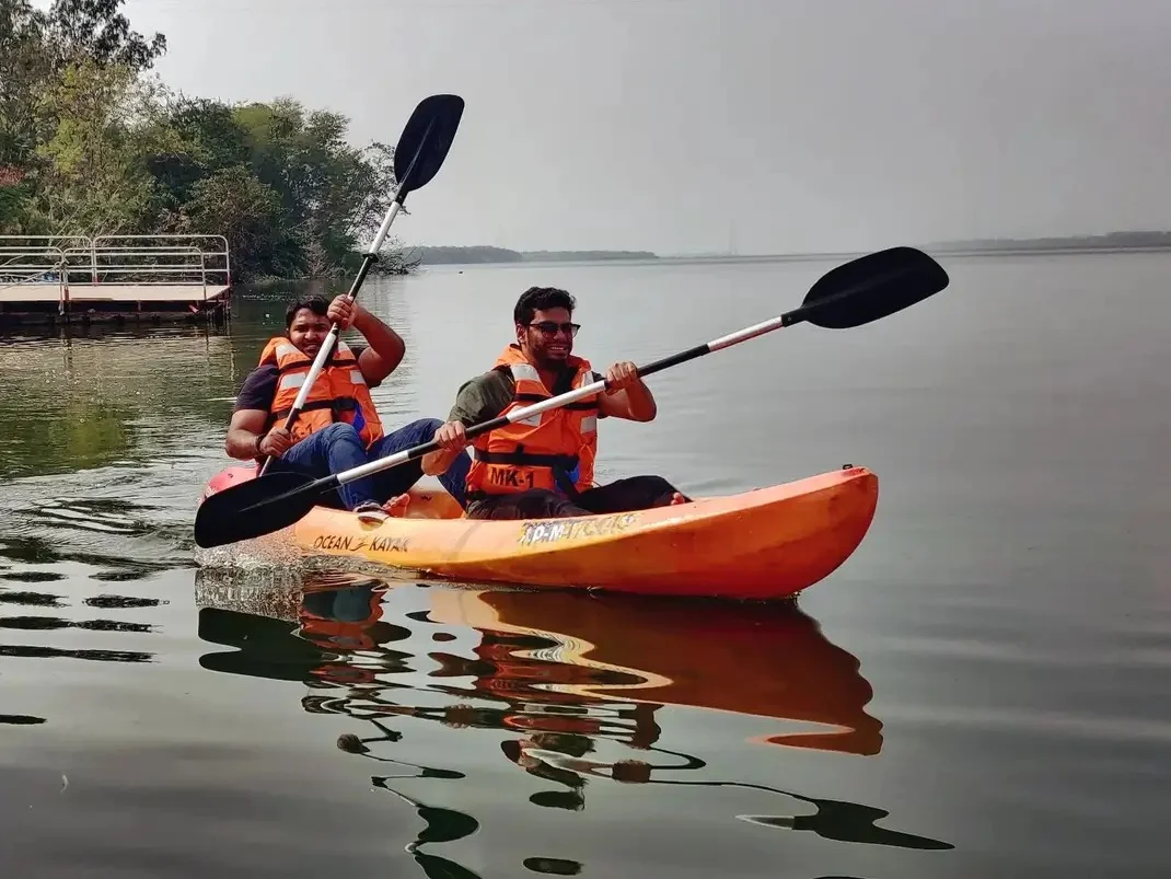 Water sports at Krishna River