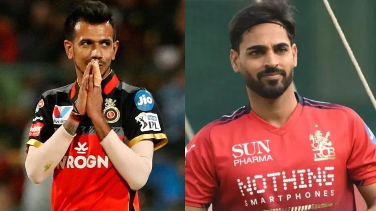 Yuzvendra Chahal and Bhuvneshwar Kumar