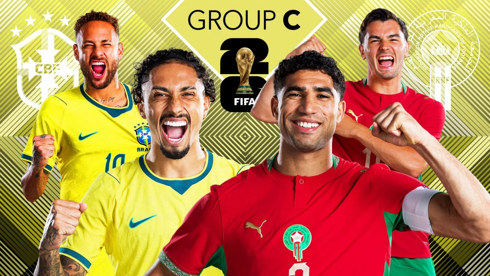 Brazil takes on Morocco in Group C opener