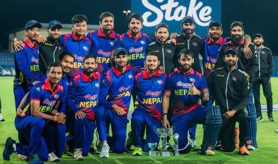 Nepal repeated it's own history by scoring 300+ runs twice