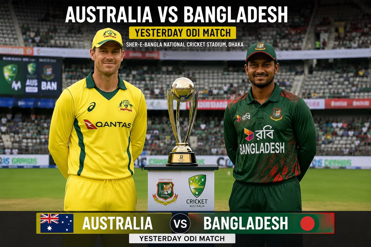 Captain of both the teams in their national jersey