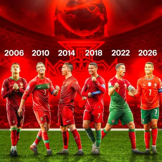 Cristiano Ronaldo became the first and only player to score in six different FIFA World Cup editions
