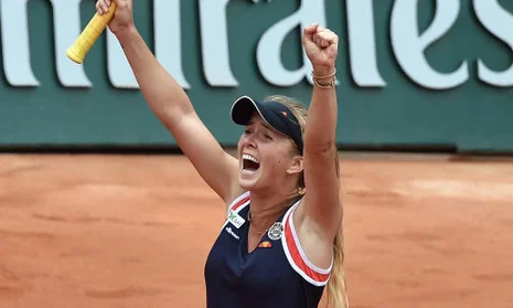 Elina Svitolina in action at French Open 2026 in Paris