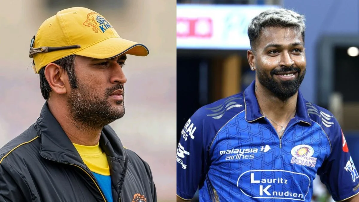 MS Dhoni and Hardik Pandya