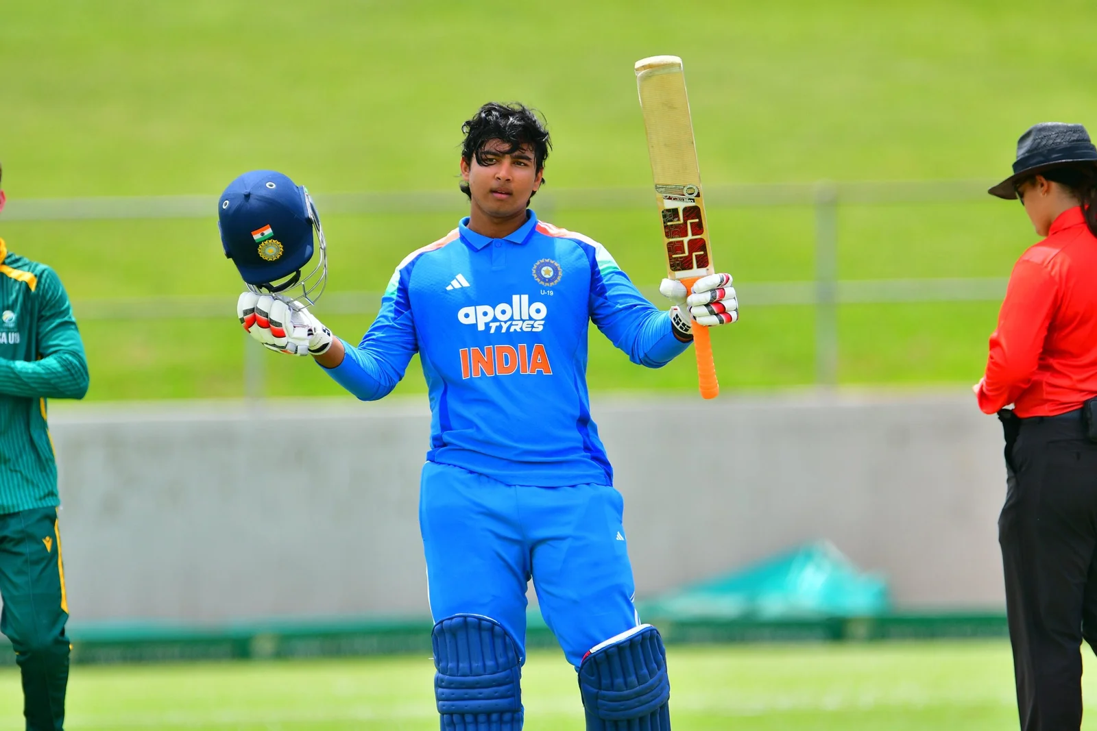 Vaibhav Sooryavanshi against South Africa in 3rd Youth ODI