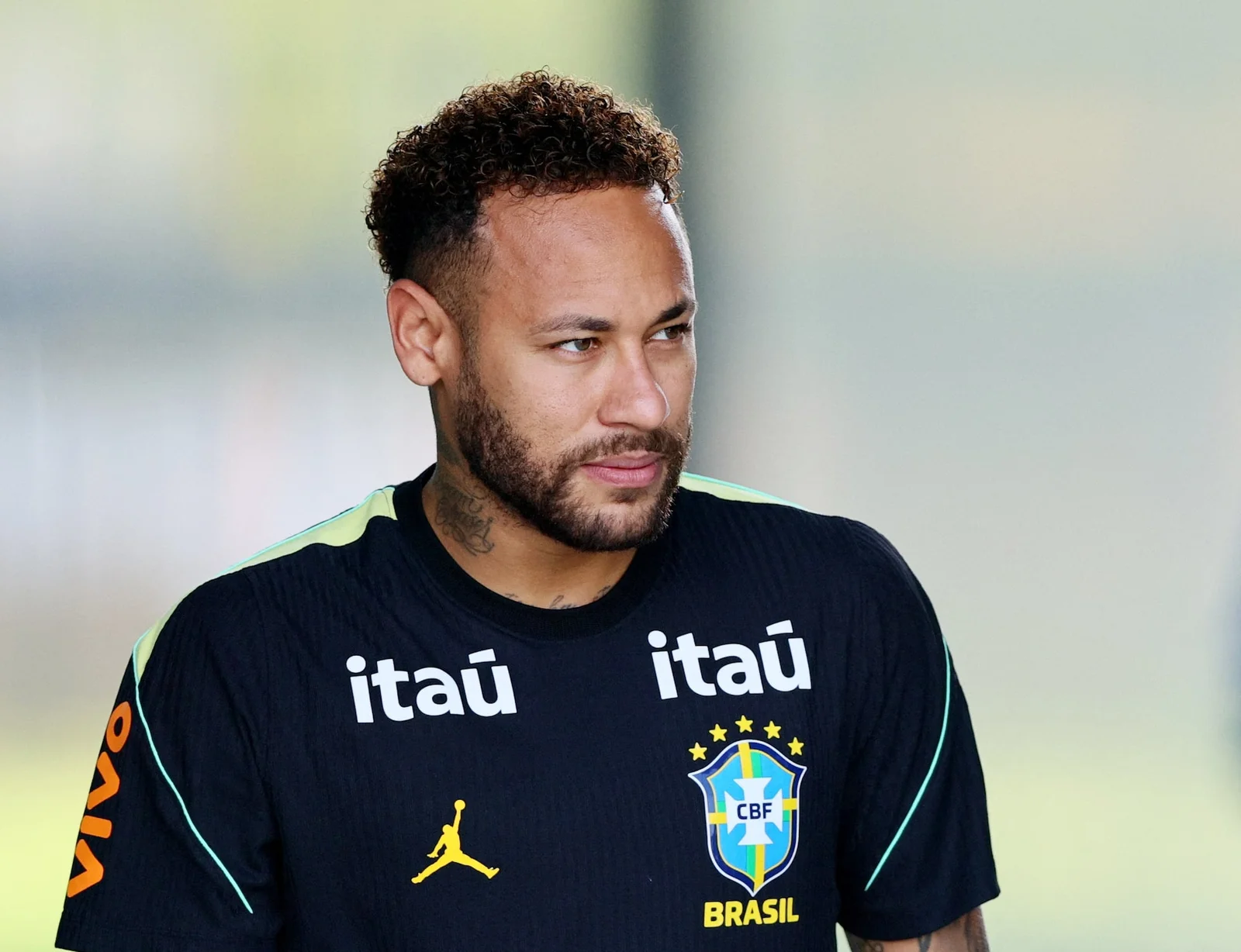 Neymar Jr is back in team training for Brazil