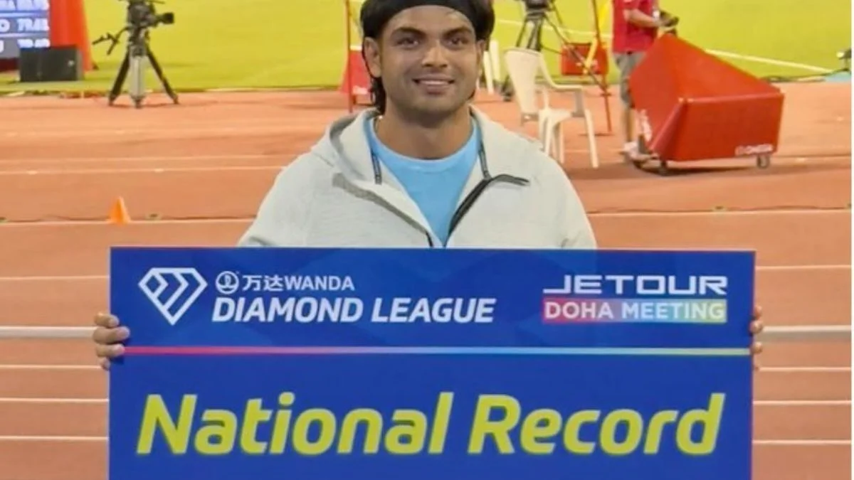 Neeraj Chopra at Doha Diamond League 2025