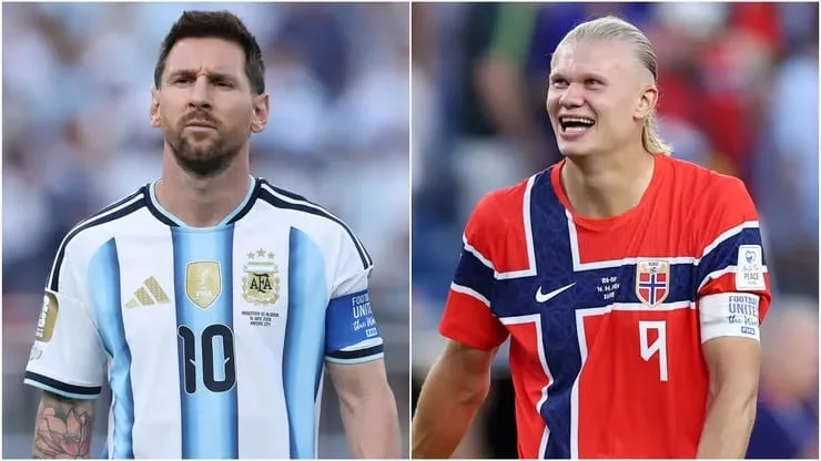 Erling Haaland praised Messi for his hattrick