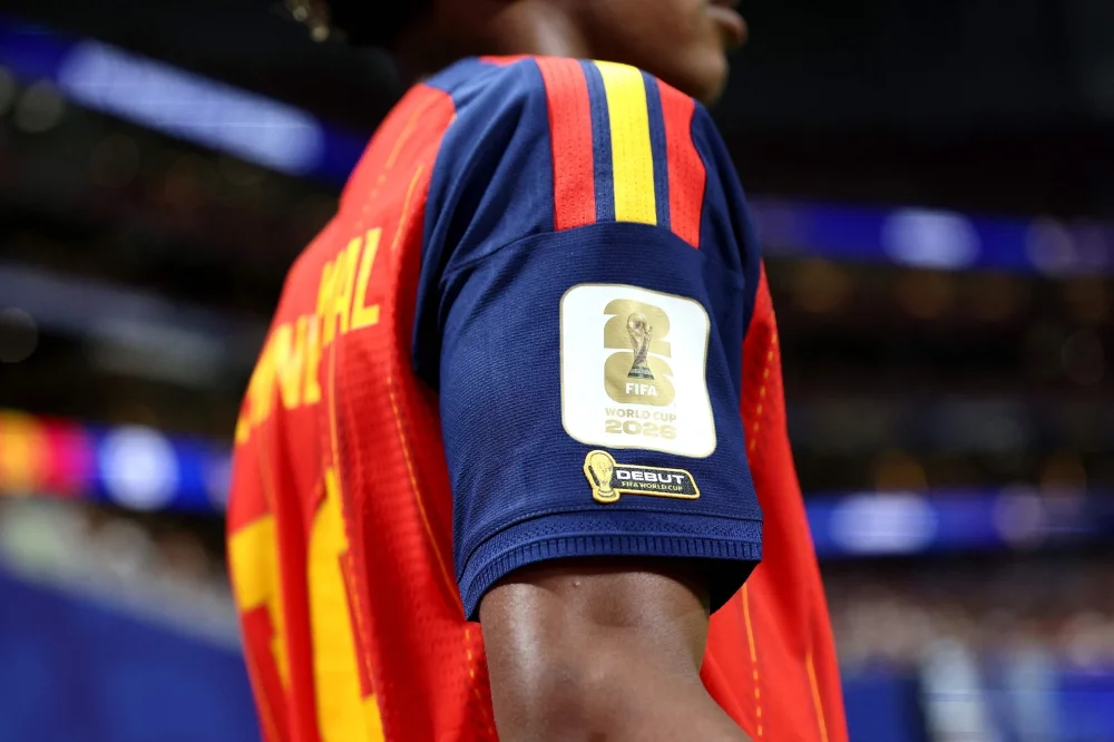 FIFA has introduced new jersey sleeve patches, each indicating a different milestone