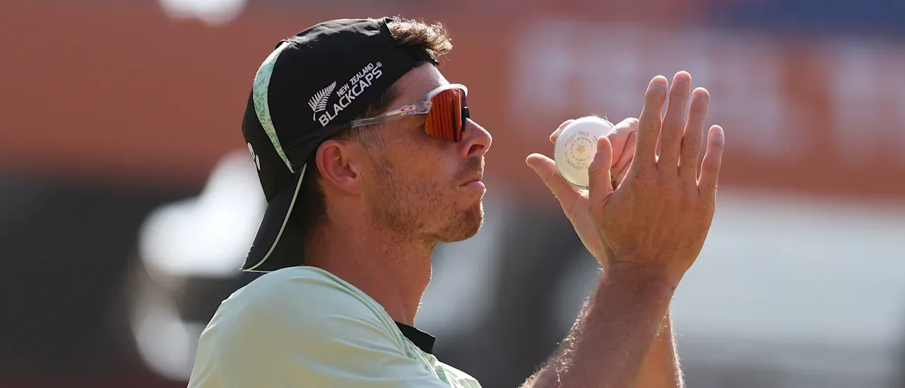 Mitch Santner joined the New Zealand cricket team