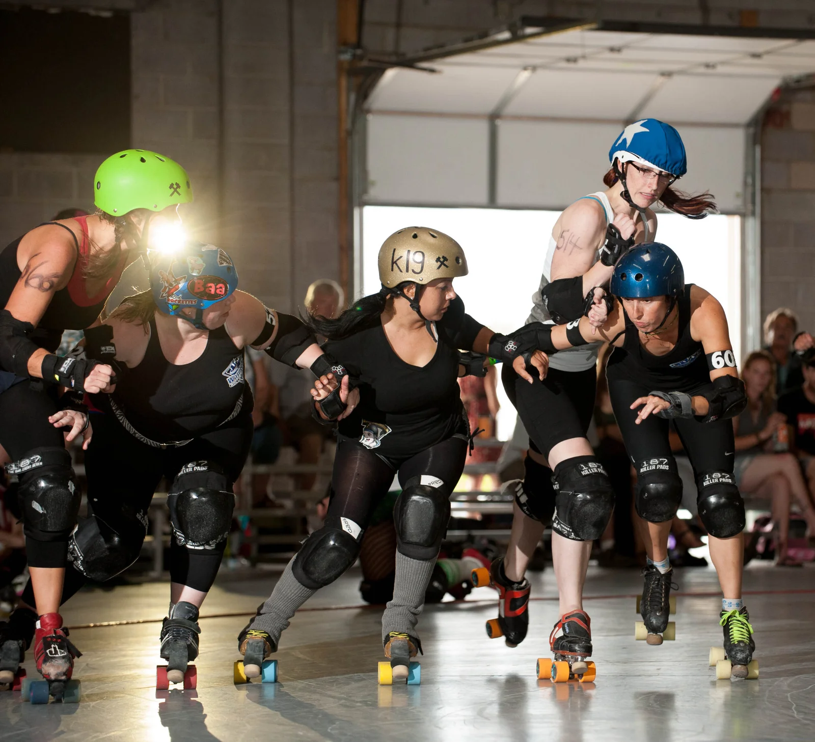 Roller derby at World Skate Rome 2026.
